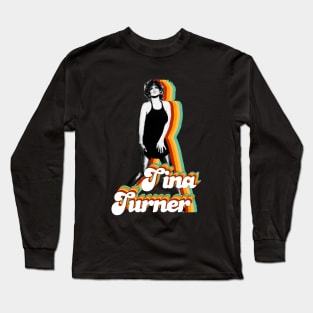 Tina Turner WPAP Long Sleeve T-Shirt